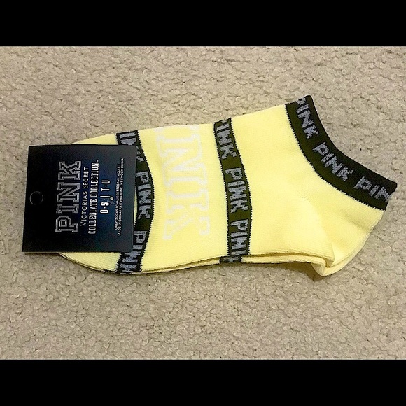 🆕🔥QTY3:BUNDLE(ALL PINK VS)CHEEKY&SILKY PANTIES&YELLOW&BLUE COLLEGIATE SOCKS!! - Picture 10 of 16